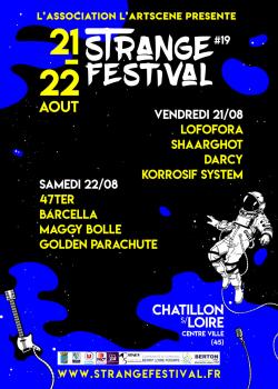 Festival Strange : 19ème Strange Festival 21 et 22 août 2020